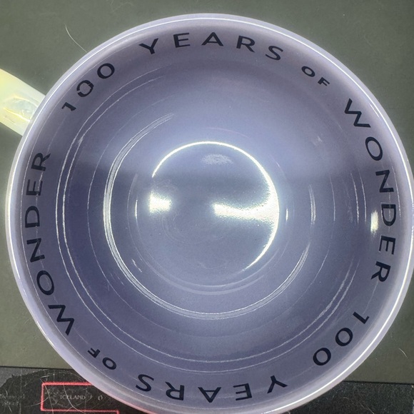 DISNEY IRIDESCENT CAFE STYLE COFFEE MUG WITH CHARACTERS “100 YEARS OF WONDER” - Picture 8 of 9